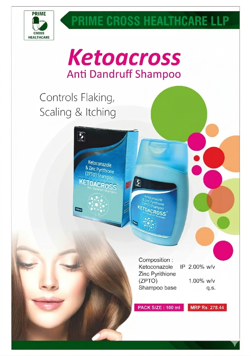 Ketoacross Anti Dandruff Shampoo