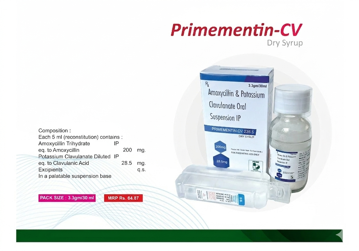 Primementin-CV (Dry Syrup)
